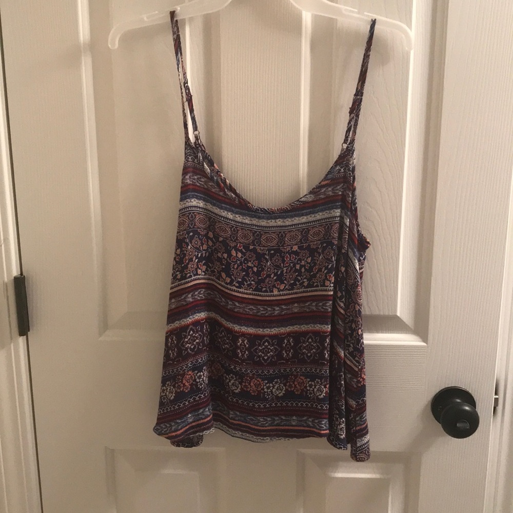 Flowy purple top